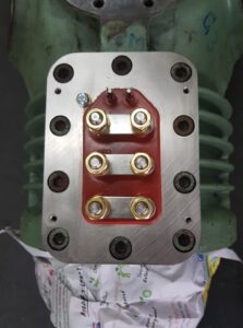 semi-hermetic compressor terminal plate